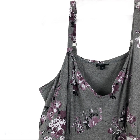 TORRID SLEEVELESS FLORAL RUFFLES MAXI DRESS - Picture 6 of 9